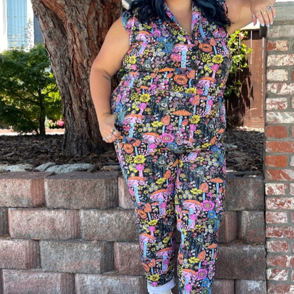 Nooworks Colorful Floral Jumpsuit